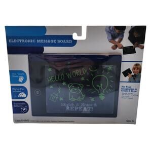 Vivitar LCD Writing Tablet Electronic Message Board Stylus New Sealed